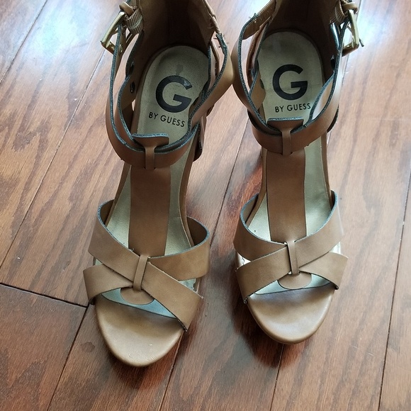 Guess Shoes - Tan Guess Pumps